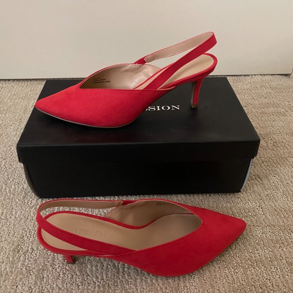NEW Expression Red Heels - Picture 2 of 5